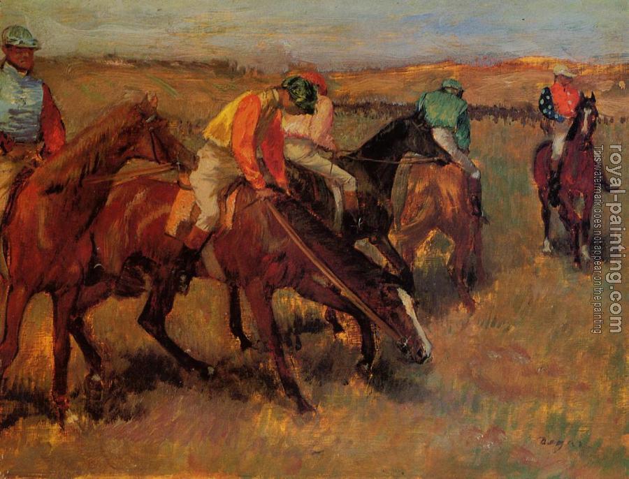 Edgar Degas : Before the Race